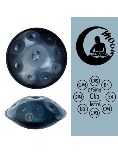 Handpan Moon Cis Ziska 432Hz Terre