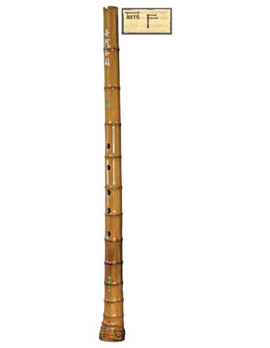 Shakuhachi flute Terre F tuning