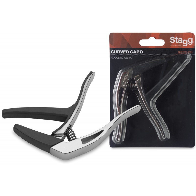 Capo for acoustic/electric guitar Stagg SCPX-CU CR