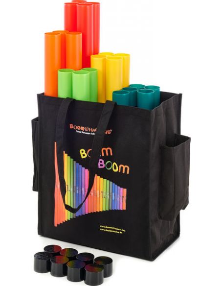 Mušamieji vamzdžiai Boomwhackers MG-BW Set 3 su Move&Groove dėklu