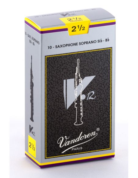 box of 10 soprano sax V.12 reeds nÃ¸ 2,5
