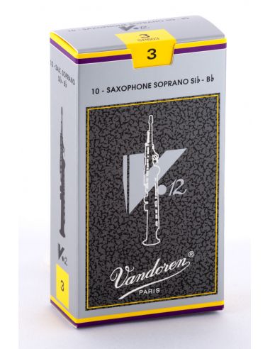 box of 10 soprano sax V.12 reeds nÃ¸ 3