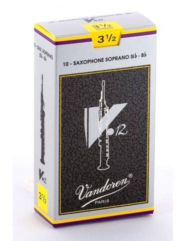 box of 10 soprano sax V.12 reeds nÃ¸ 3,5