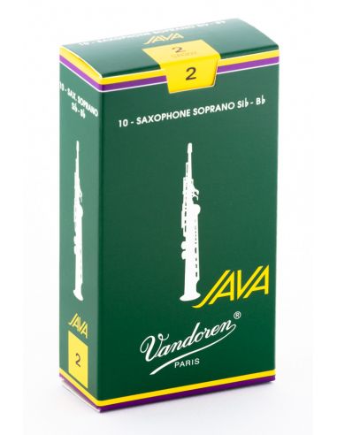 Box of 10 Java soprano sax reeds n 2