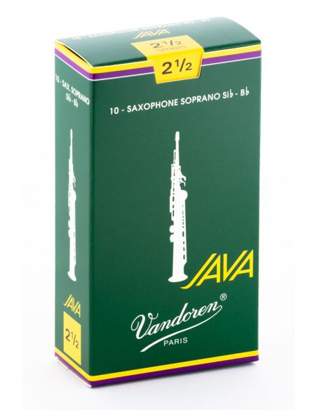 Box of 10 Java soprano sax reeds n 2,5