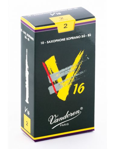 Box of 10 V16 soprano sax reeds n 2