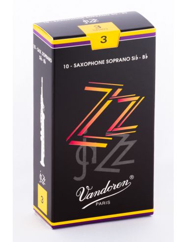 Box of 10 jaZZ soprano sax reeds n 3
