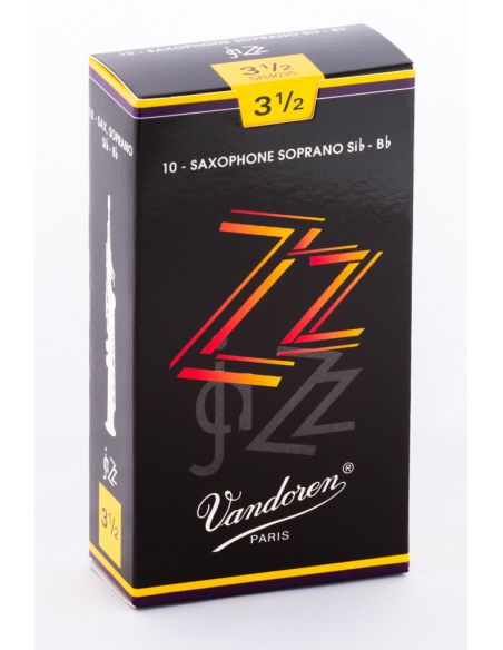 Box of 10 jaZZ soprano sax reeds n 3,5