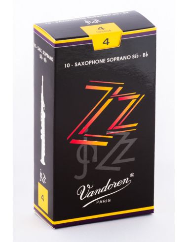 Box of 10 jaZZ soprano sax reeds n 4