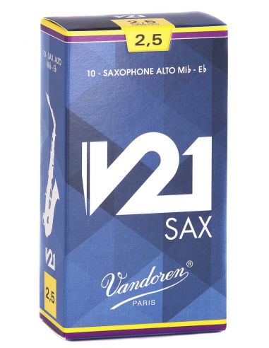 box of 10 alto sax V21 reeds nÃ¸ 2,5