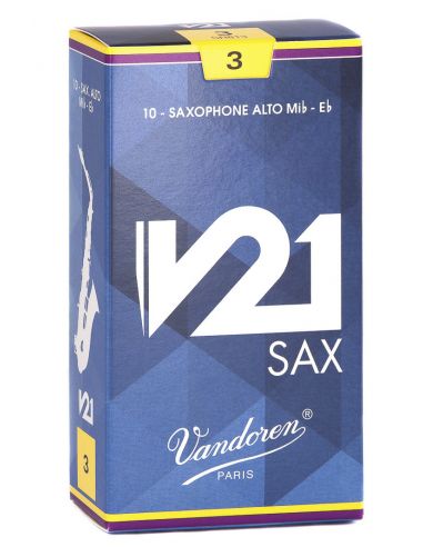 box of 10 alto sax V21 reeds nÃ¸ 3
