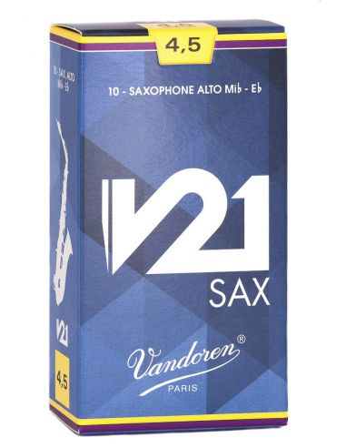 box of 10 alto sax V21 reeds nÃ¸ 4,5