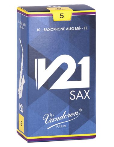 box of 10 alto sax V21 reeds nÃ¸ 5