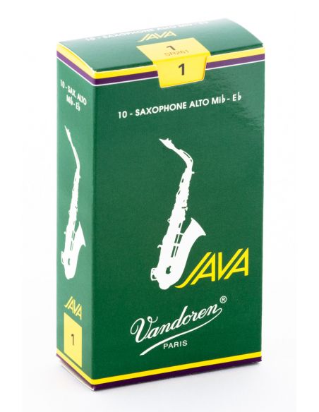 Box of 10 Java alto sax reeds n 1