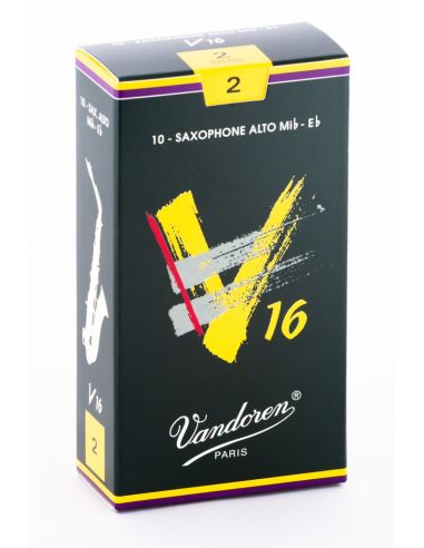 Box of 10 V16 alto sax reeds n 2