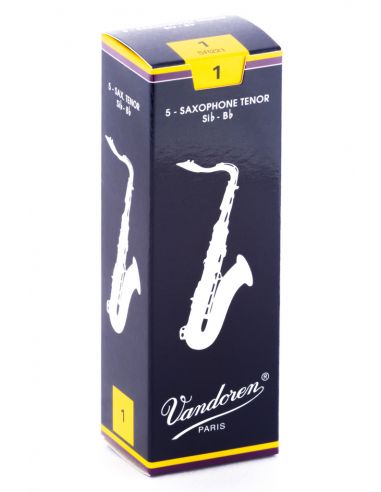 Box of 5 trad tenor sax reeds n 1