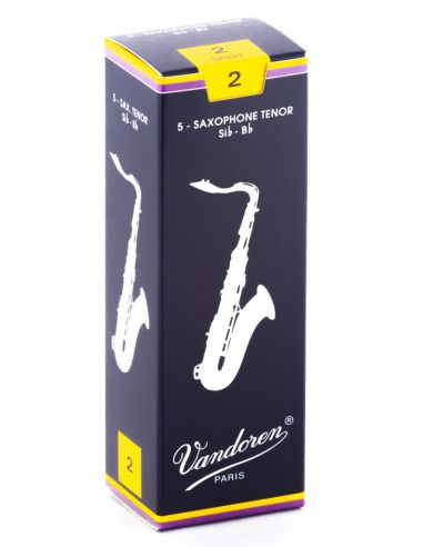 Box of 5 trad tenor sax reeds n 2