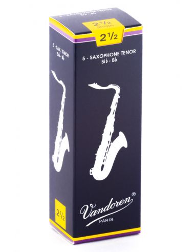 Box of 5 trad tenor sax reeds n 2,5