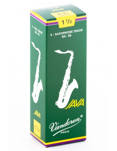 Box of 5 Java tenor sax reeds n 1,5