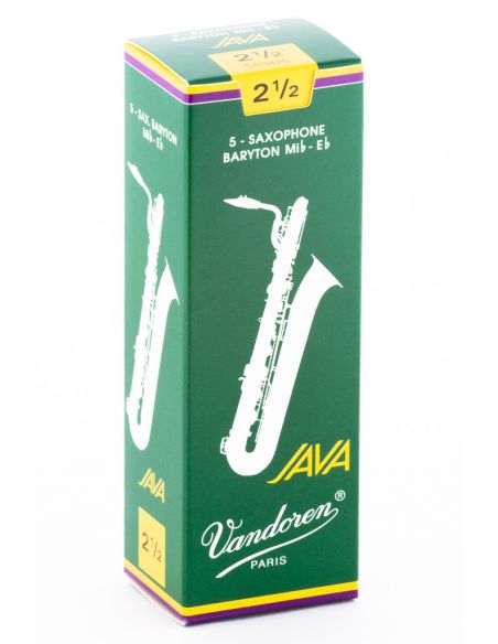 box of 5 baritone java reeds 2,5
