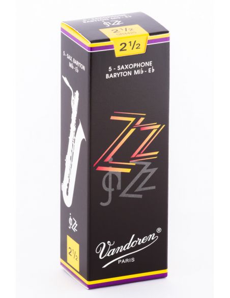 Box of 5 jaZZ baritone sax reeds n 2,5