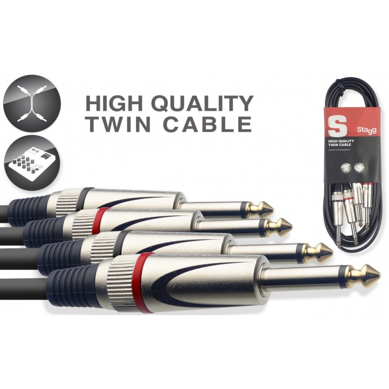 Audio cable Stagg STC10P, 10m