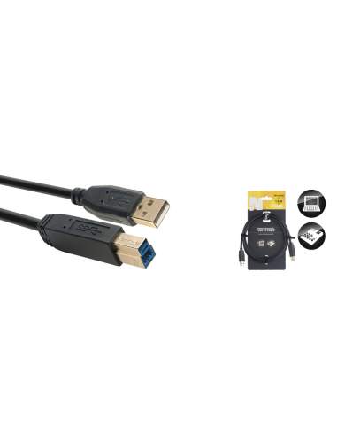 Duomenų kabelis USB 3.0 Stagg NCC1,5U3AU3B