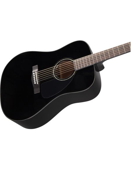 Ak. gitara su kietu dėklu Fender CD-60 Dread V3 w/case, Blk WN