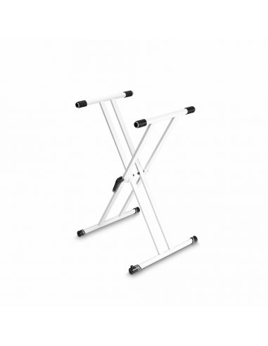Keyboard Stand X-Form, Double, White Gravity GKSX2W