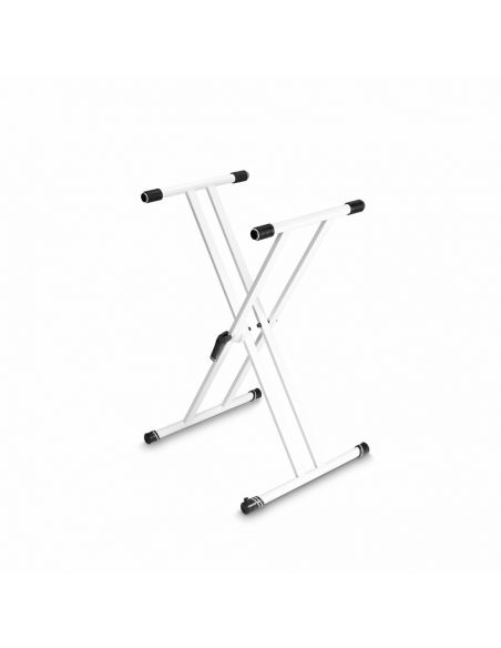 Keyboard Stand X-Form, Double, White Gravity GKSX2W