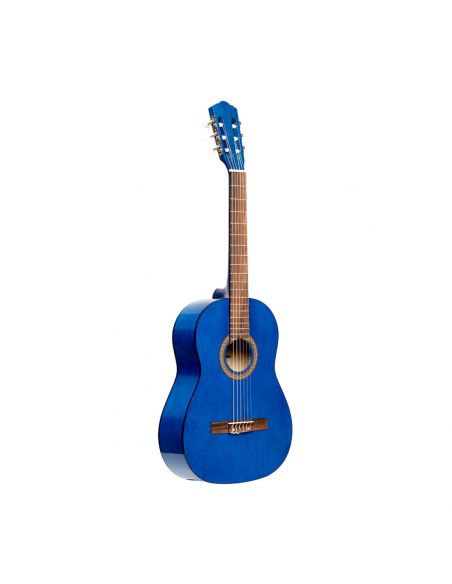 Stagg SCL50 3/4-BLUE 3/4 classical guitar with linden top