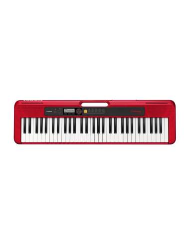 CT-S200 Casiotone Series Keyboard, Red (Adaptor Included)