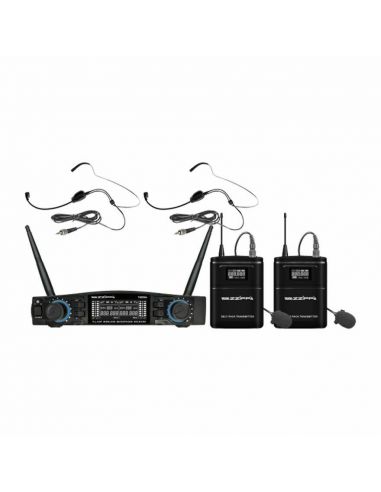 2 bevieliai mikrofonai (Headset) su stotele ZZIPP TXZZ584