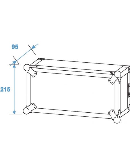 Flightcase for 483 mm units (19")