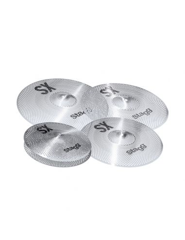 Silent cymbal set for practice
