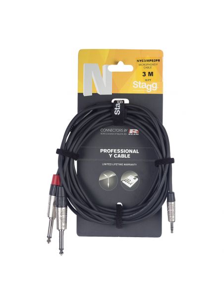 Audio cable Stagg NYC1/MPS2PR, 1m