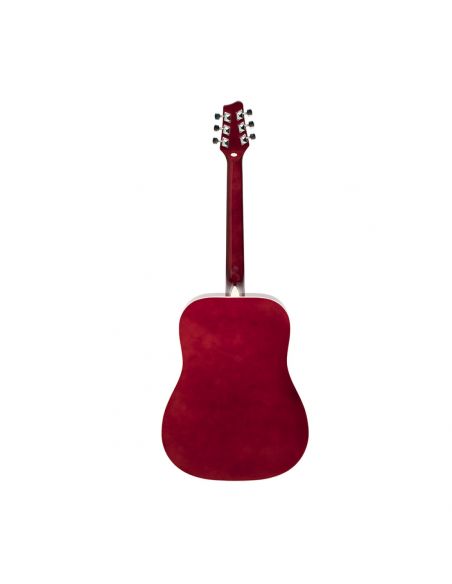 Acoustic guitar Stagg SA20D RED