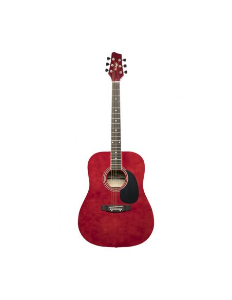 Acoustic guitar Stagg SA20D RED