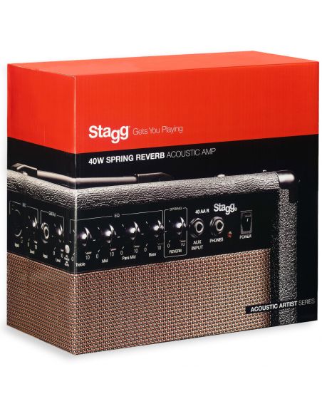 Acoustic amplifier reverb Stagg 40 AA R EU