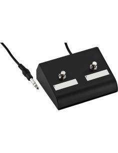 Foot switch with 2 buttons Monacor FS-202