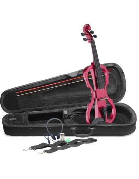 Electric violin set Stagg EVN X-4/4 MRD