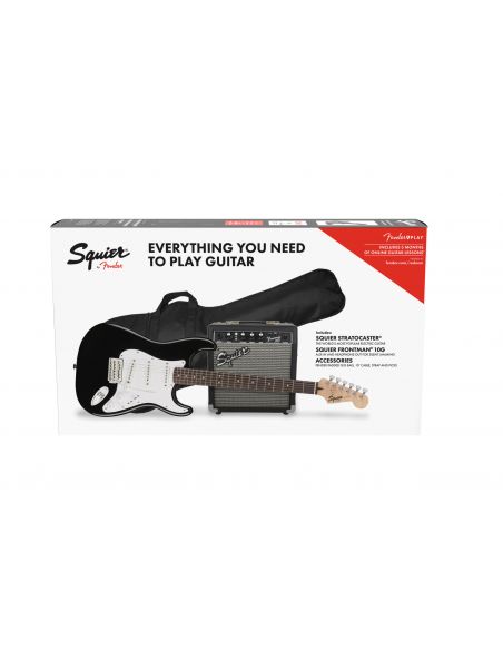 Electric guitar pack Fender Squier Strat + Frontman 10G