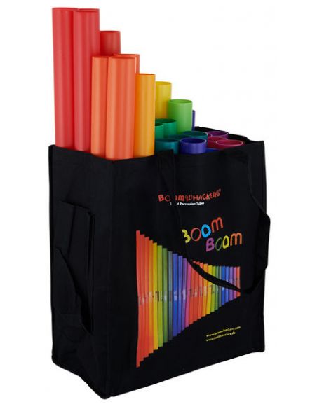 Mušamieji vamzdžiai Boomwhackers MG-BW Set 4 su Move&Groove dėklu