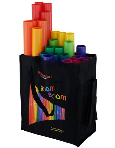 Mušamieji vamzdžiai Boomwhackers MG-BW Set 4 su Move&Groove dėklu