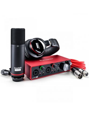 Audio interface set Focusrite Scarlett 2i2 Studio 3rd Gen