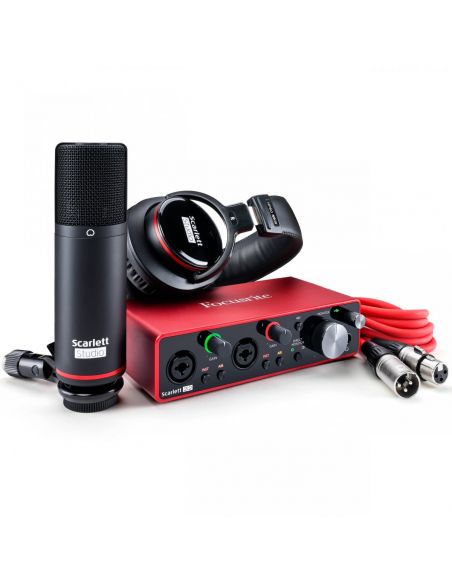 Audio interface set Focusrite Scarlett 2i2 Studio 3rd Gen