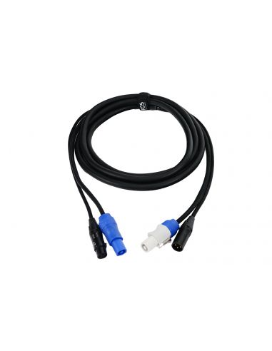 PowerCon/DMX cable FOS L005091, 3m