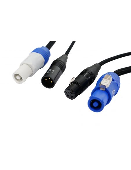 PowerCon/DMX cable FOS L005091, 3m