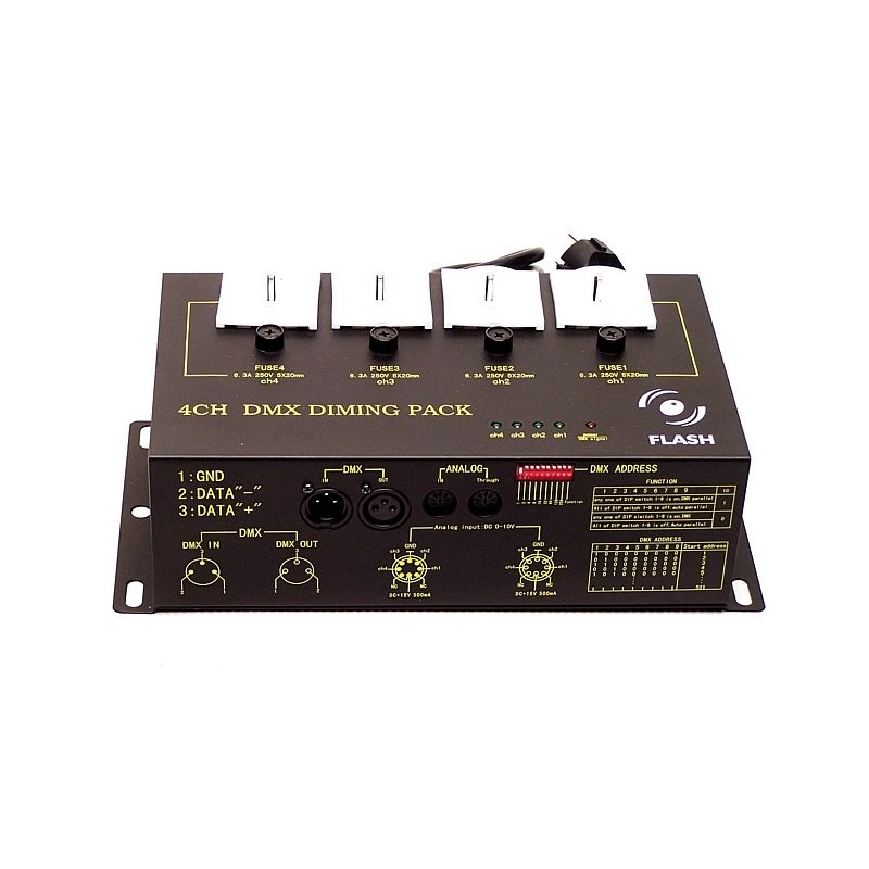 Dimeris PACK 4X1,3KW DMX