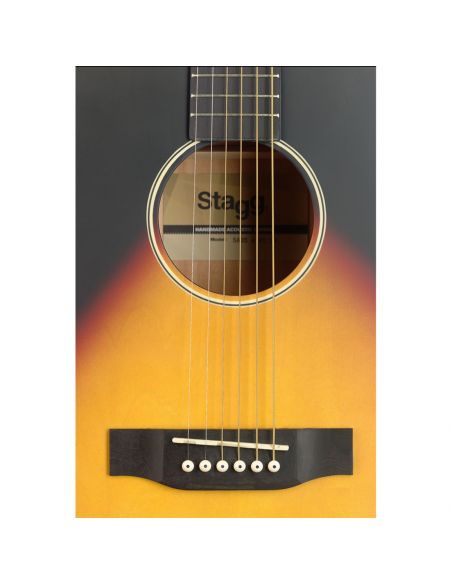 Acoustic guitar left-handed Stagg SA35 A-VS LH